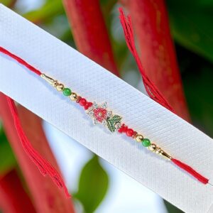 Vertical Ball Fancy Rakhi Bracelet for Brother
