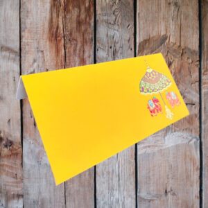 Indian Traditional Elephant Envelope – Royal Gift Envelope for Weddings, Festivals & Ceremonies