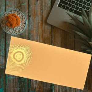 Golden Mor Pankh Envelope