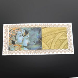 Radha Krishna In Forest Envelope Art for Devotion