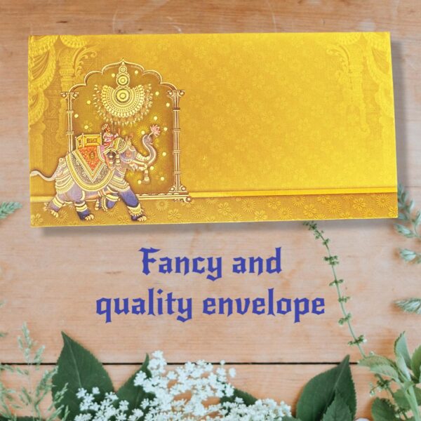 3D indian traditional Elephent Envelope - Image 3